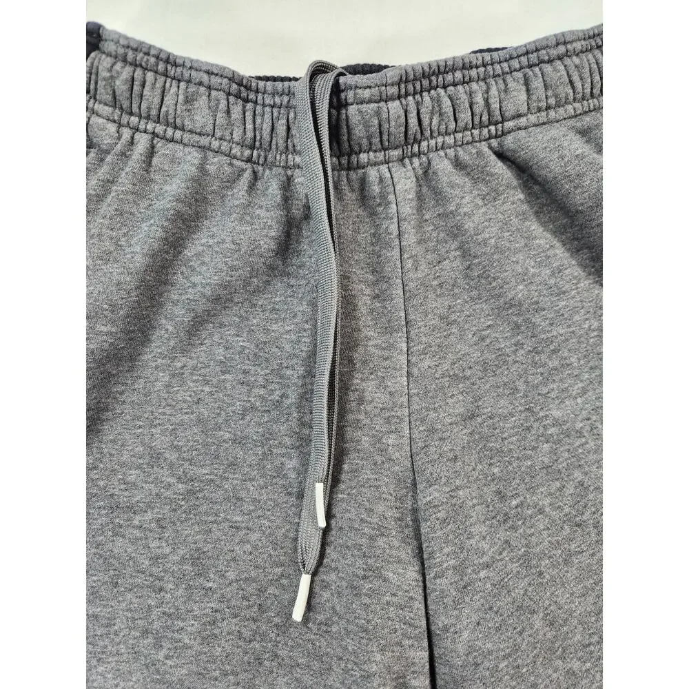 Adidas Men's Gray 3-Stripes Jogger Sweatpants Size S